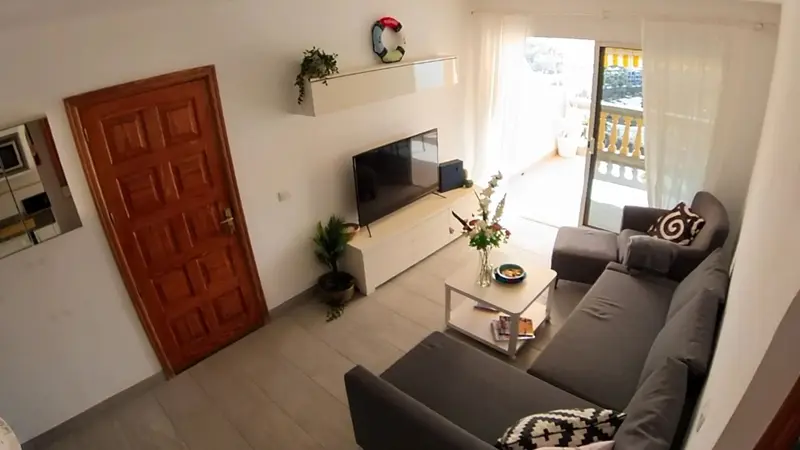 Living room with TV